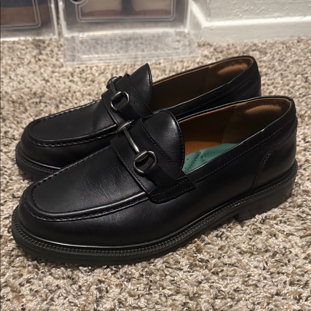 Aldo Classic Black Slip-On Loafers
